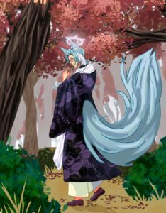 Personaje propio, kitsune curandero - digital programa Ibis Paint pro